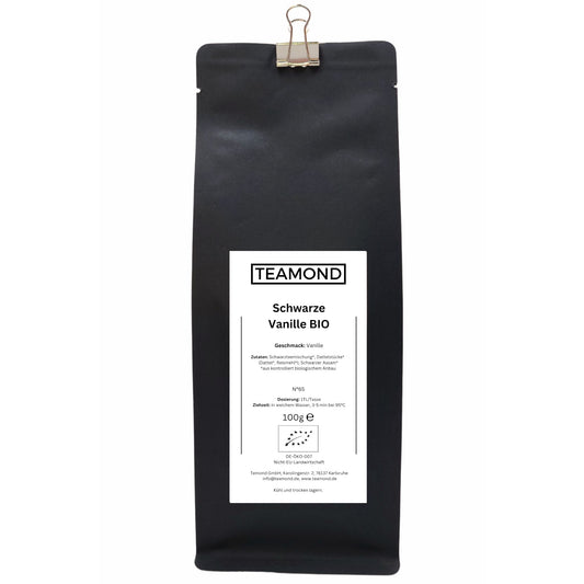 Schwarztee Vanille Bio TEAMOND Schwarzteemischung Tea