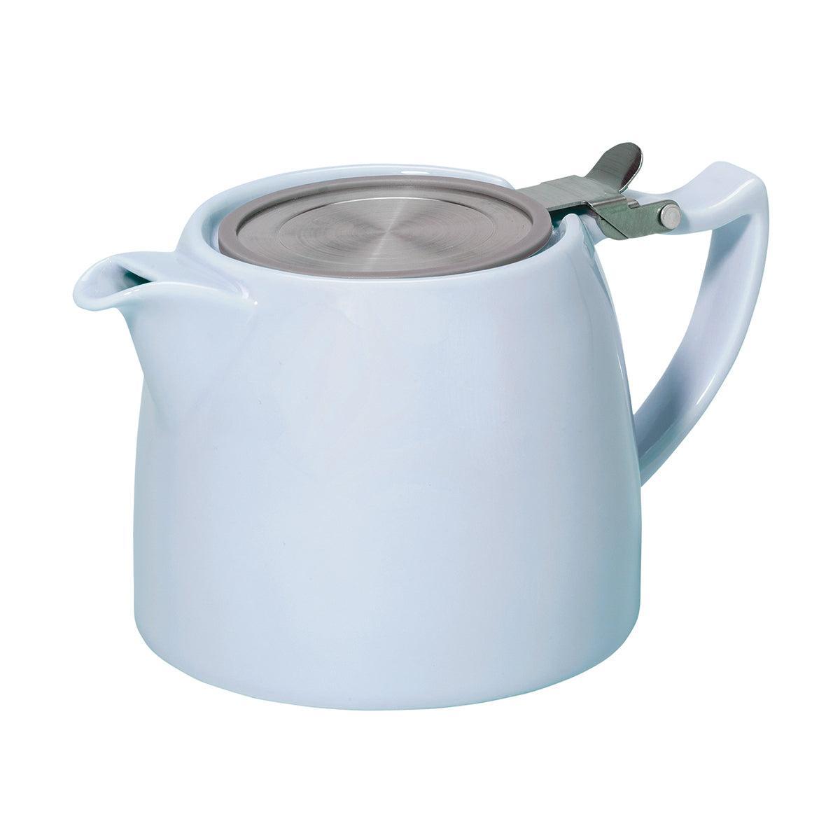 TEAMOND - Teekanne_sieb_porzellan_tee_hellblau